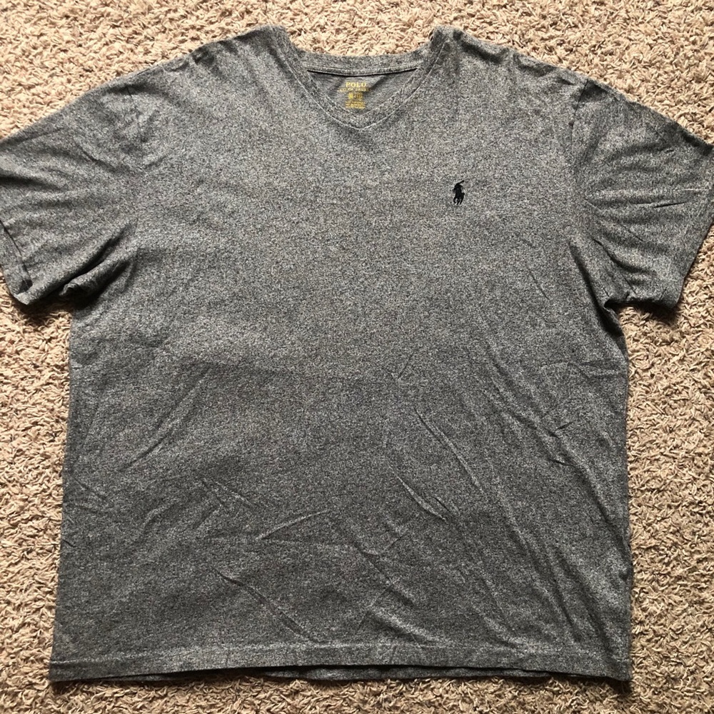Polo Ralph Lauren V-neck T-shirt Grey